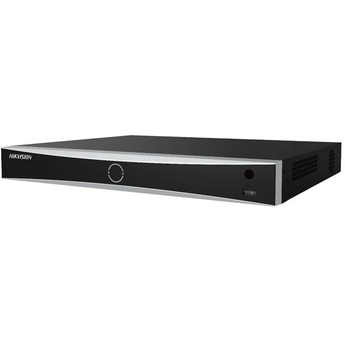 NVR 8 canale AcuSense Hikvision DS-7608NXI-I2/8P/S, 12MP, H.265+, alarma, 8 x PoE