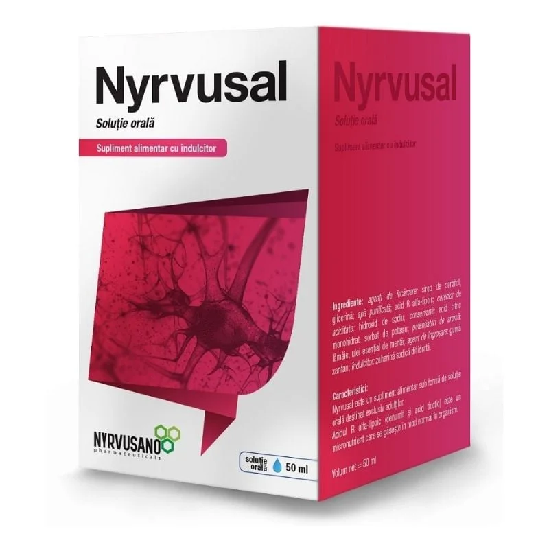 Nyrvusal solutie orala, 50 ml, Nyrvusano