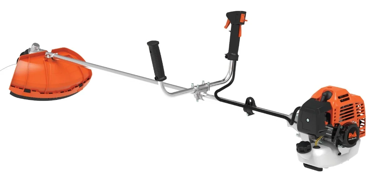 *Oferta* Motocoasa Benzina 2t timpi 52cc, 7500rpm, 3cp, cutit + mosor Evotools BC 520, cod: 682975