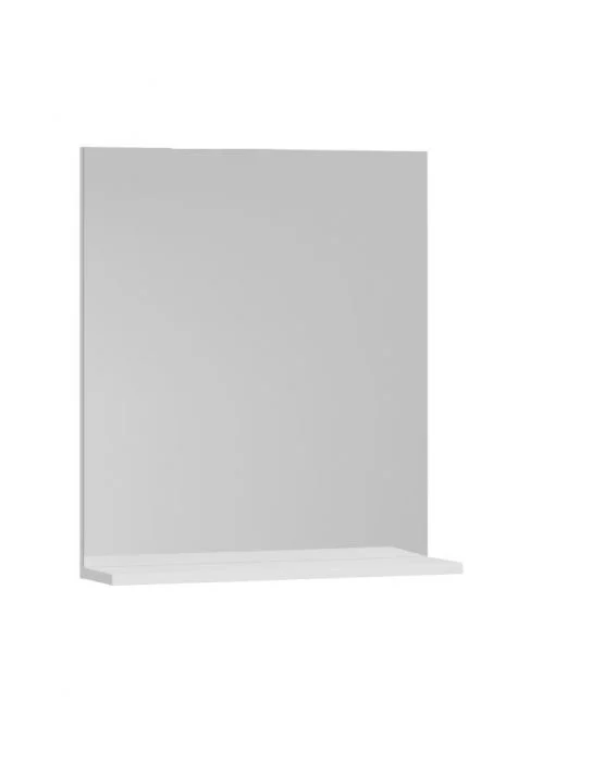 Oglinda cu polita, seria 055, alb, 60x68 cm