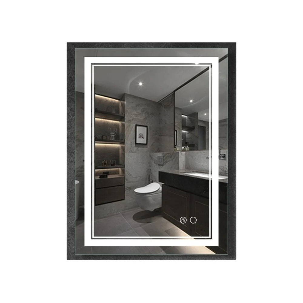 Oglinda dreptunghiulara cu iluminare LED si dezaburire Fluminia, Goya