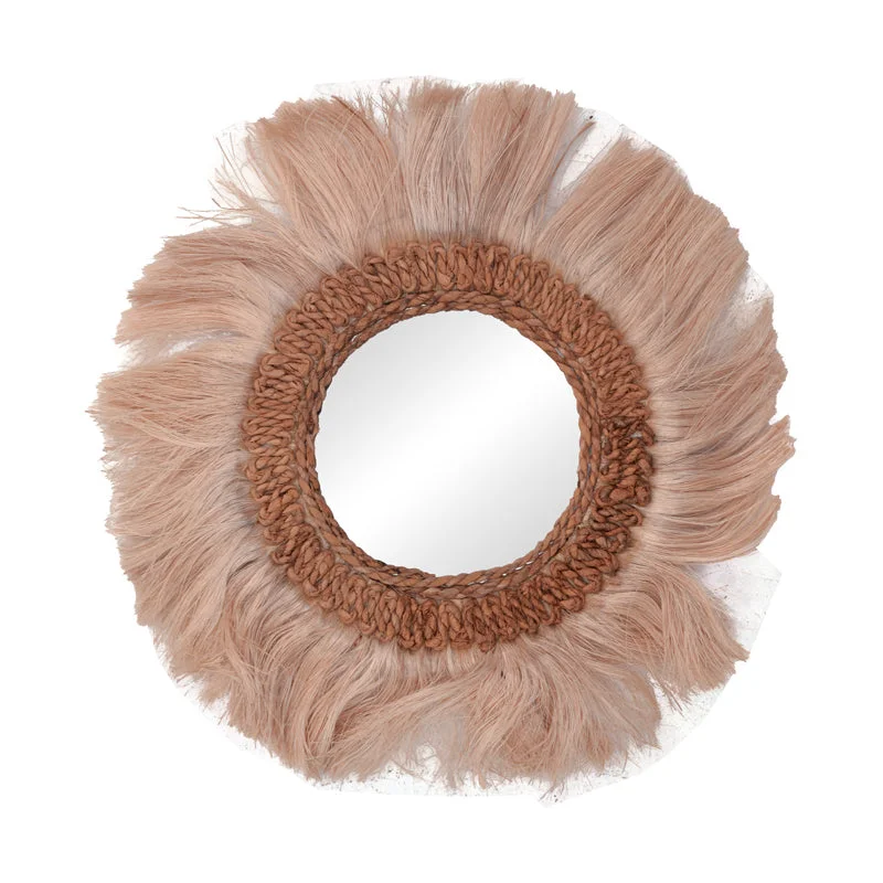 Oglinda Fraklone abaca Natural 50x50x4 cm