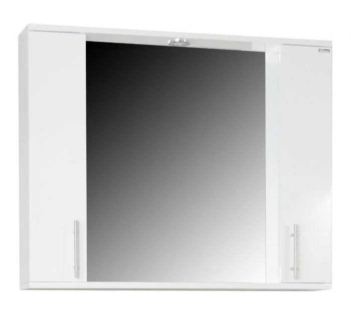 Oglinda seria 020, front MDF, alb, 80x71 cm