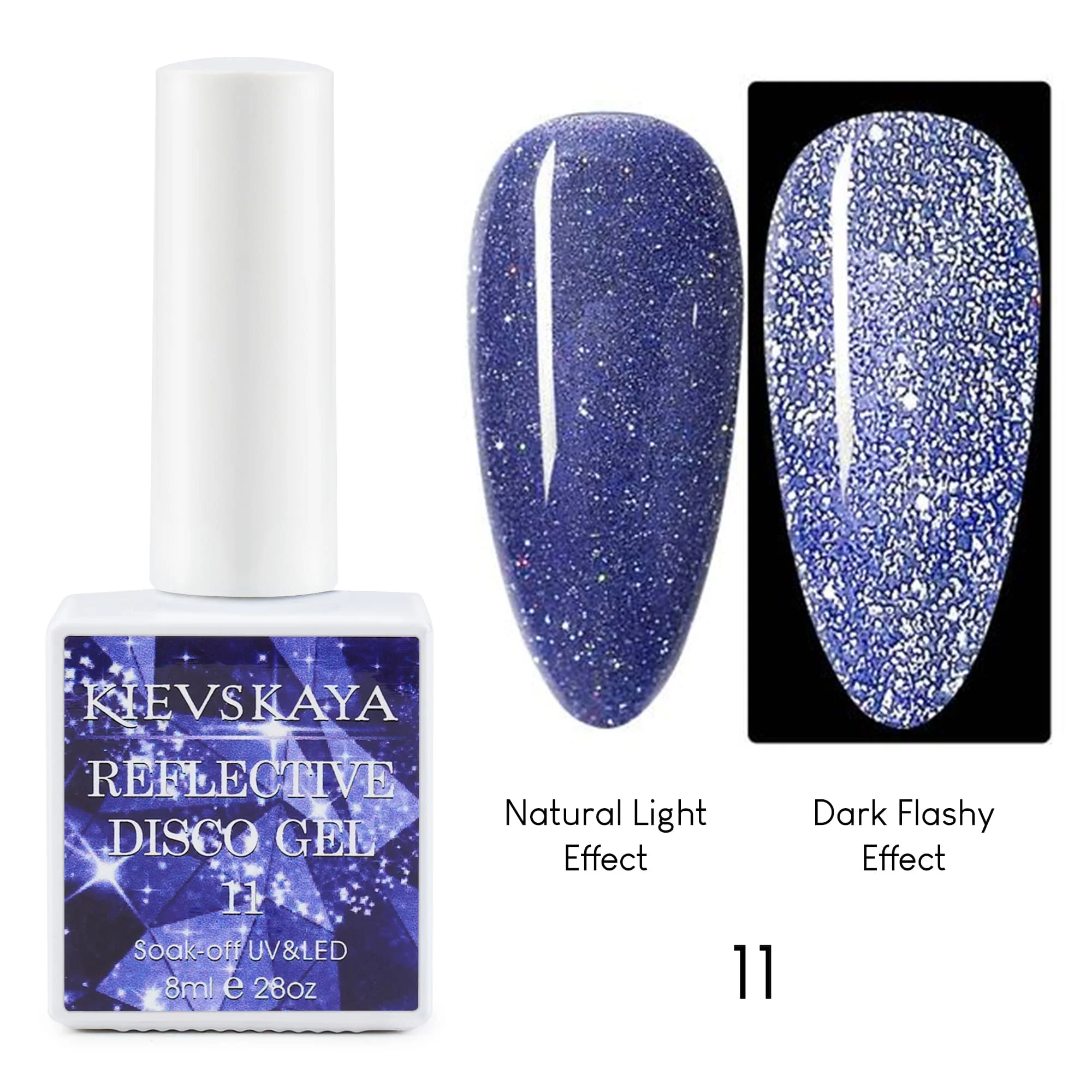 Oja semipermanenta KIEVSKAYA Reflective Disco- 11 - RD-11 - Everin.ro