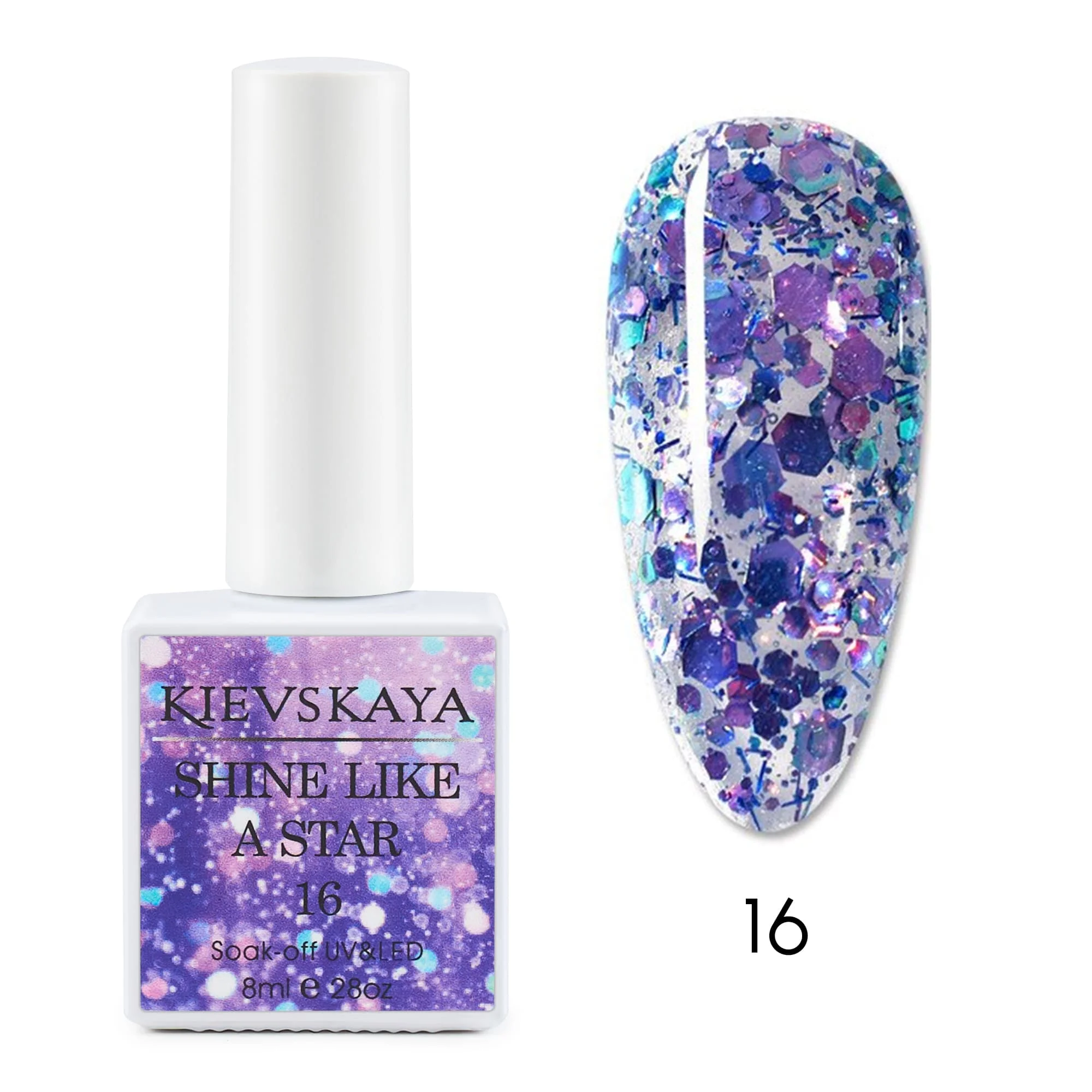 Oja semipermanenta KIEVSKAYA Shine Like a Star- 16 - SLAS-16 - Everin.ro