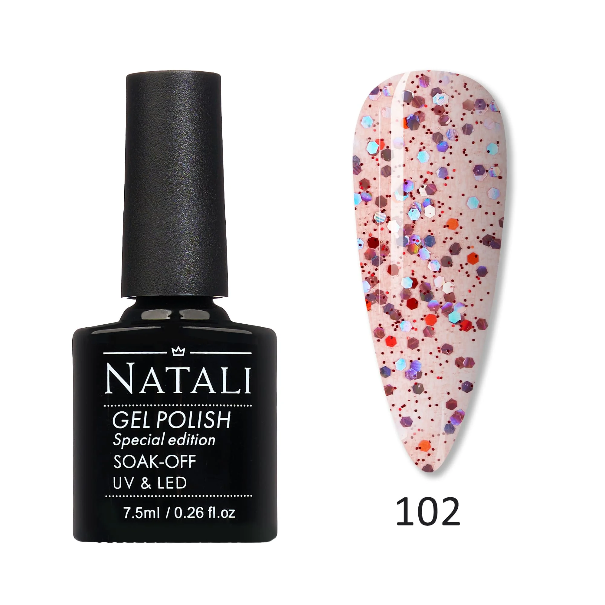 Oja semipermanenta Natali SPECIAL EDITION- 102 GAMA NOUA - NSGM-102 - Everin.ro