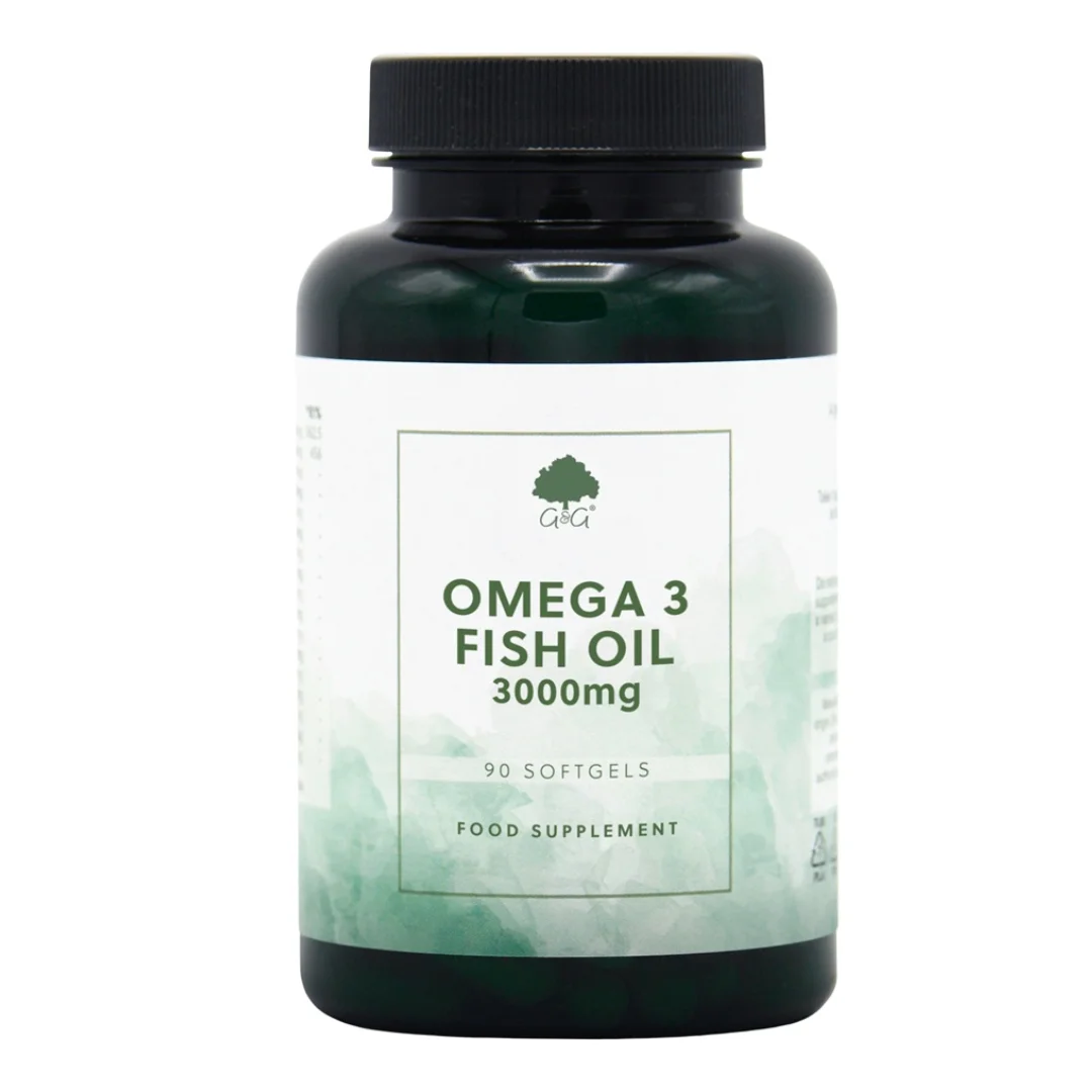 Omega 3 Ulei De Peste, 3000 mg, 90 capsule moi, G&G