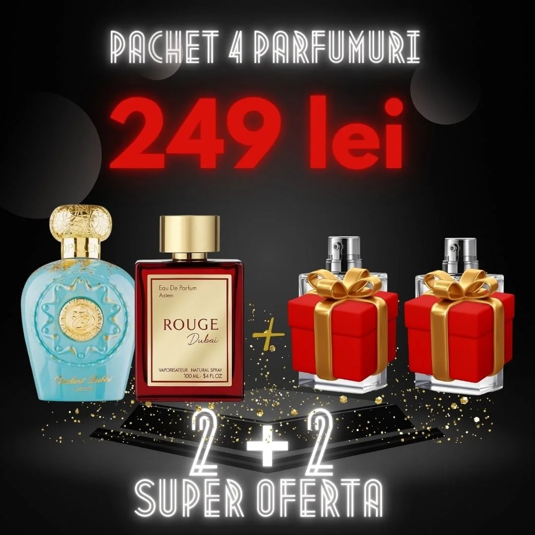 Opulent Dubai + Rouge Dubai + 2 parfumuri cadou