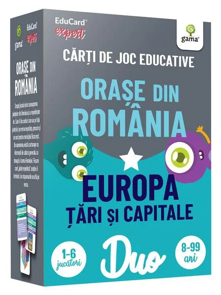 Orașe din România • Europa: Țări și capitale - Paperback - Gama
