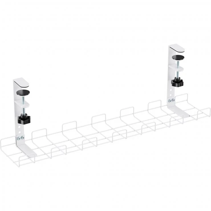 Organizator cabluri sub birou 0.6m Alb, InLine IL23190H