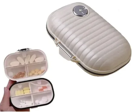 Organizator medicamente 7 compartimente tip portofel