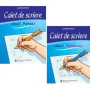 Pachet 2 Caiete de scriere, Clasa 1 partea 1. CSCD1 si partea 2. CSCD2 - Luminita Minca