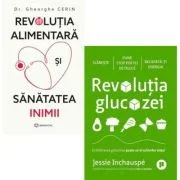 Pachet 2 carti: Revolutia alimentara si sanatatea inimii si Revolutia glucozei - Dr. Gheorghe Cerin, Jessie Inchauspe