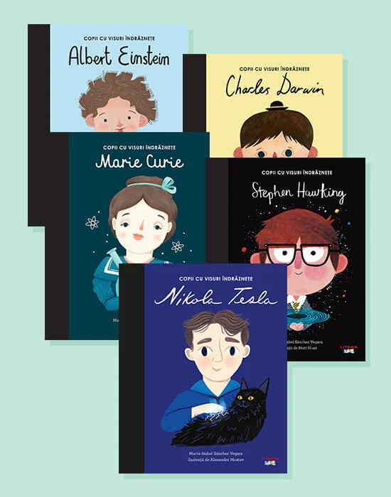 Pachet 2 Copii cu visuri indraznete (5 volume)