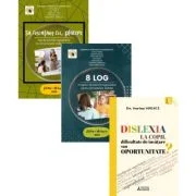 Pachet 3 titluri: Fise de exerciti logopedice, 8 LOG. Program de exercitii logopedice pentru remedierea dislaliei si Dislexia la copii, dificultate de