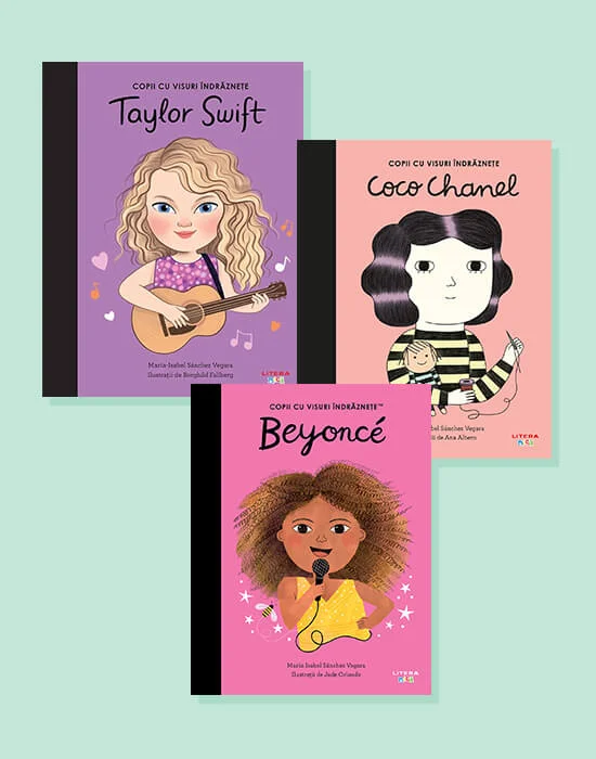 Pachet 4 Copii cu visuri indraznete (3 volume)