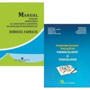 Pachet Admitere Facultatea de Farmacie: Manual pentru admitere si Teste grila de Farmacologie si Toxicologie