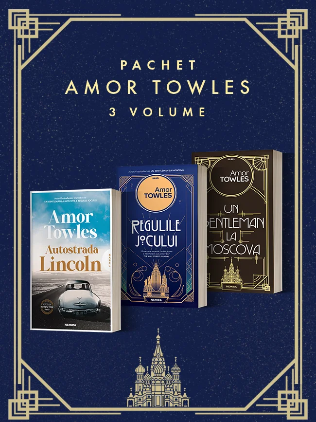 Pachet Amor Towles 3 vol.