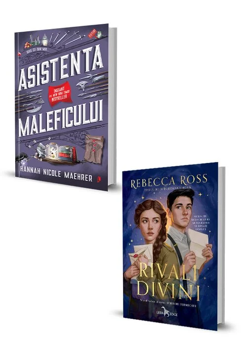 Pachet Asistenta Maleficului + Rivali divini. Set 2 carti