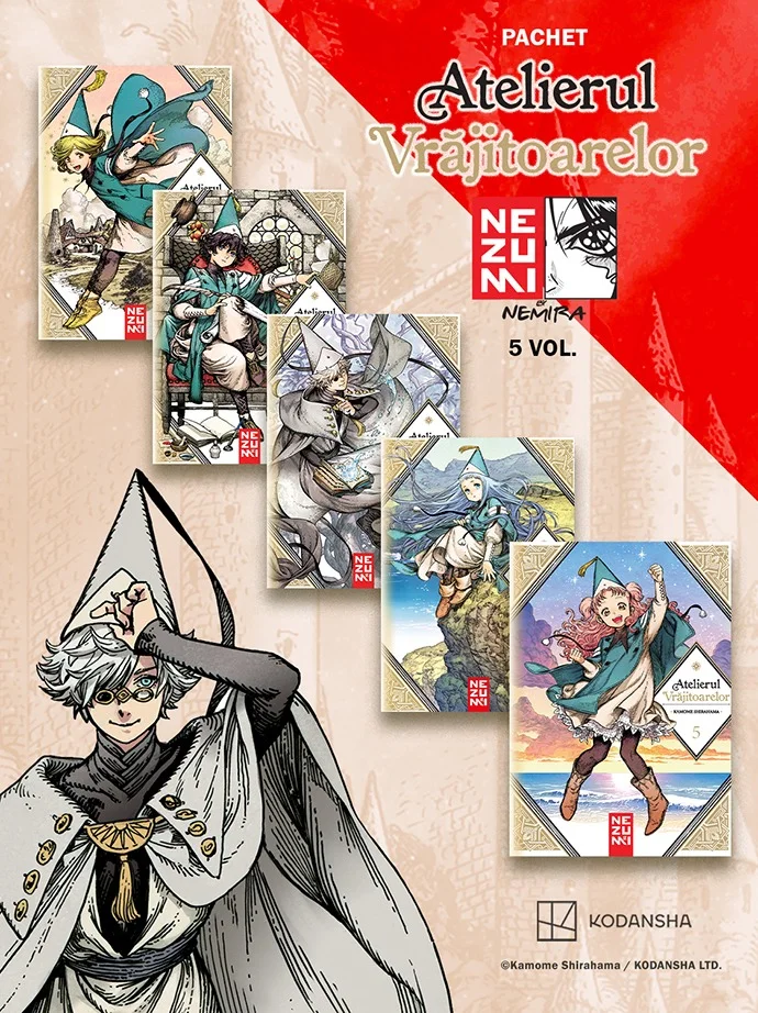 Pachet Atelierul vrăjitoarelor 5 vol.