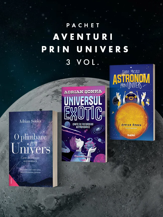 Pachet Aventuri prin Univers 3 vol.