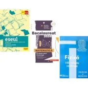 Pachet Bacalaureat 2026. Eseul. Literatura Romana. Pregatire individuala pentru proba scrisa, Matematica M-stiintele-naturii si M-tehnologic si Fizica