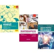 Pachet Bacalaureat 2026. Eseul. Literatura Romana. Pregatire individuala pentru proba scrisa, Matematica M1. Teste si Fizica - Liliana Paicu, Rodica M