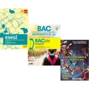 Pachet Bacalaureat 2026. Eseul. Literatura Romana. Pregatire individuala pentru proba scrisa, Matematica si Chimie organica pentru liceu. Sinteze. Pro