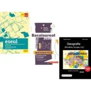 Pachet Bacalaureat 2026. Eseul. Pregatire individuala pentru proba scrisa, Matematica M-stiintele-naturii si M-tehnologic si Geografie Sinteze Teste R