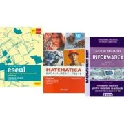Pachet Bacalaureat 2026. Eseul. Pregatire individuala pentru proba scrisa, Matematica M2 Tehnologic si Informatica clasele 11-12, intensiv Pascal C/C+