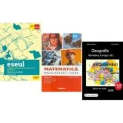 Pachet Bacalaureat 2026. Eseul. Pregatire individuala pentru proba scrisa, Matematica M2 Tehnologic. Teste si Geografie Sinteze Teste Rezolvari - Lili