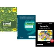 Pachet Bacalaureat 2026. Eseul. Varianta rapida de pregatire, Matematica. Filiera tehnologica: servicii, resurse si tehnic si Geografie Sinteze Teste