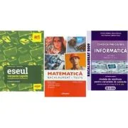 Pachet Bacalaureat 2026. Eseul. Varianta rapida de pregatire, Matematica M2 Tehnologic si Informatica clasele 11-12, intensiv Pascal C/C++ - Liliana P