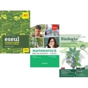 Pachet Bacalaureat 2026. Eseul. Varianta rapida de pregatire si Matematica M2 Stiinte ale naturii. Teste si Biologie pe intelesul tuturor Clasele 9-10