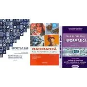 Pachet Bacalaureat 2026. Ghid complet Limba si literatura romana, Matematica M2 Tehnologic si Informatica clasele 11-12, intensiv Pascal C/C++ - Delia