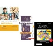 Pachet Bacalaureat 2026. Limba si literatura romana 72 teste complete, Matematica M-stiintele-naturii si M-tehnologic si Geografie Sinteze Teste Rezol