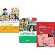 Pachet Bacalaureat 2026. Limba si literatura romana 72 teste complete, Teste Matematica M2 Profil Stiinte ale naturii si Biologie clasele 9-10 - Mimi