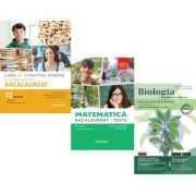 Pachet Bacalaureat 2026. Limba si literatura romana 72 teste complete, Teste Matematica M2 Profil Stiinte ale naturii si Biologie pe intelesul tuturor