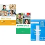 Pachet Bacalaureat 2026. Limba si literatura romana 72 teste complete, Teste Matematica M2 Profil Stiinte ale naturii si Fizica 100 variante rezolvate
