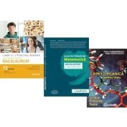 Pachet Bacalaureat 2026. Limba si literatura romana Ghid complet cu 72 teste, Matematica filiera tehnologica: servicii, resurse si tehnic si Chimie or