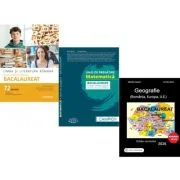 Pachet Bacalaureat 2026. Limba si literatura romana Ghid complet cu 72 teste, Matematica filiera tehnologica: servicii, resurse si tehnic si Geografie