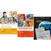 Pachet Bacalaureat 2026. Limba si literatura romana Ghid complet cu 72 teste, Matematica M2 Tehnologic si Biologie clasele 11-12 - Mimi Gramnea, Danie