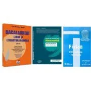Pachet Bacalaureat 2026. Limba si literatura romana, Matematica filiera tehnologica: servicii, resurse si tehnic si Fizica 100 variante rezolvate - Ma