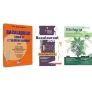 Pachet Bacalaureat 2026. Limba si literatura romana, Matematica M-stiintele-naturii si M-tehnologic si Biologia pe intelesul tuturor clasele 9-10 - Ma