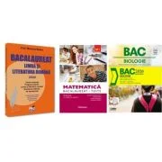 Pachet Bacalaureat 2026. Limba si literatura romana, Matematica M1 Teste si Biologie. Notiuni teoretice si teste pentru clasele 9-10 - Mariana Badea,