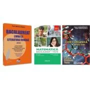 Pachet Bacalaureat 2026. Limba si literatura romana, Matematica M2 Profil Stiinte ale naturii si Chimie organica pentru liceu. Sinteze. Probleme. Test