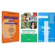 Pachet Bacalaureat 2026. Limba si literatura romana, Matematica M2 Profil Stiinte ale naturii si Fizica 100 variante rezolvate- Mariana Badea, Claudia