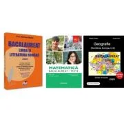 Pachet Bacalaureat 2026. Limba si literatura romana, Matematica M2 Profil Stiinte ale naturii si Geografie Sinteze Teste Rezolvari - Mariana Badea, Cl