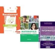 Pachet Bacalaureat 2026. Limba si literatura romana, Matematica M2 Profil Stiinte ale naturii. Teste si Informatica. Ghid de pregatire clasele 11-12 i