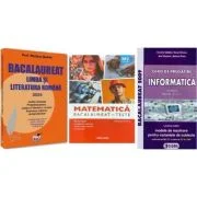 Pachet Bacalaureat 2026. Limba si literatura romana, Matematica M2 Tehnologic si Informatica clasele 11-12, intensiv Pascal C/C++ - Mariana Badea, Dan